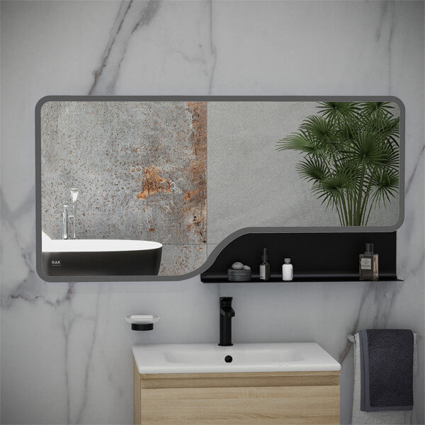 Rak Ornate LED Illuminated 600 x 800mm Mirror With Demister Pad