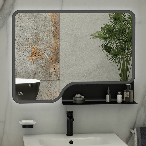 Rak Ornate LED Illuminated 600 x 800mm Mirror With Demister Pad