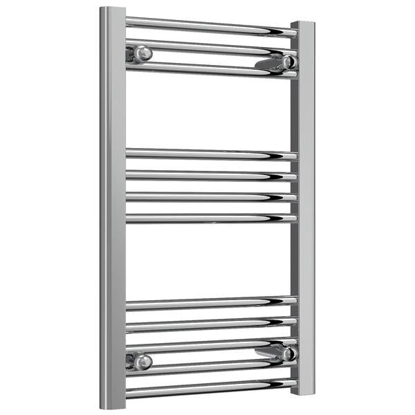 Reina Capo 500mm Wide Flat Steel Towel Rail