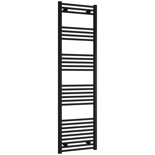 Reina Capo 600mm Wide Flat Steel Towel Rail