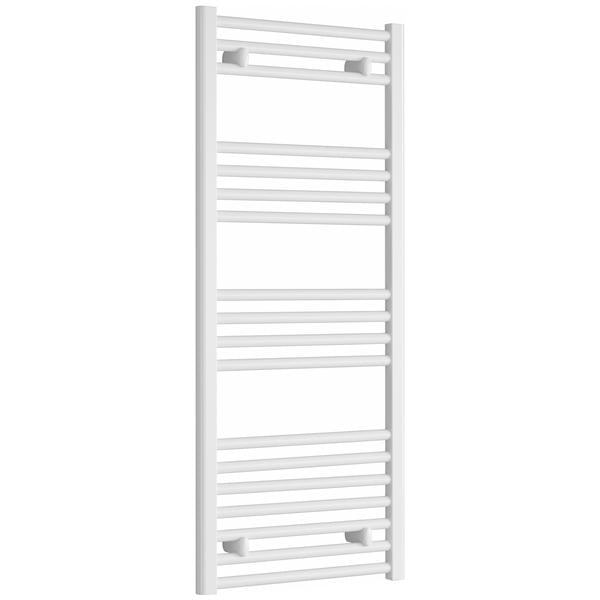 Reina Capo 500mm Wide Flat Steel Towel Rail