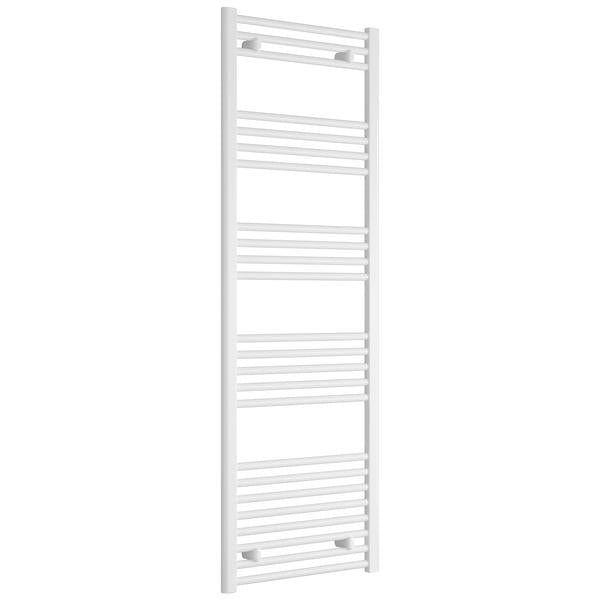 Reina Capo 500mm Wide Flat Steel Towel Rail