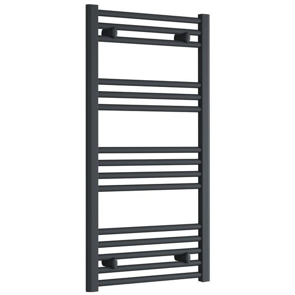 Reina Capo 500mm Wide Flat Steel Towel Rail