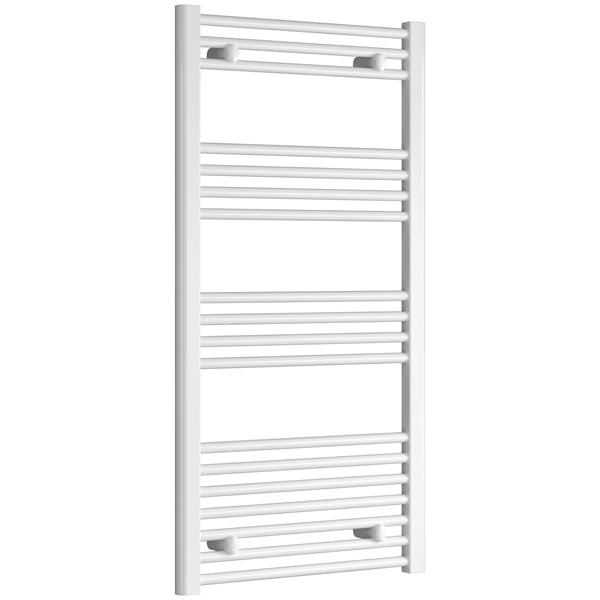 Reina Capo 600mm Wide Flat Steel Towel Rail