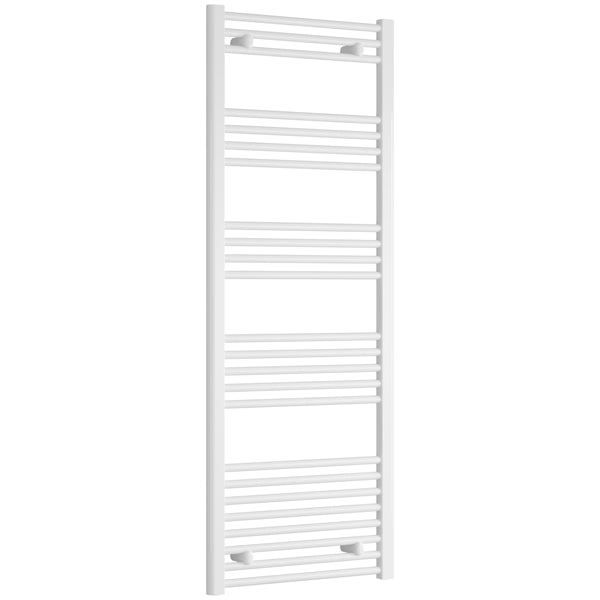 Reina Capo 600mm Wide Flat Steel Towel Rail