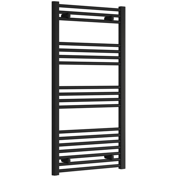 Reina Capo 600mm Wide Flat Steel Towel Rail