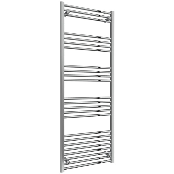 Reina Capo 600mm Wide Flat Steel Towel Rail