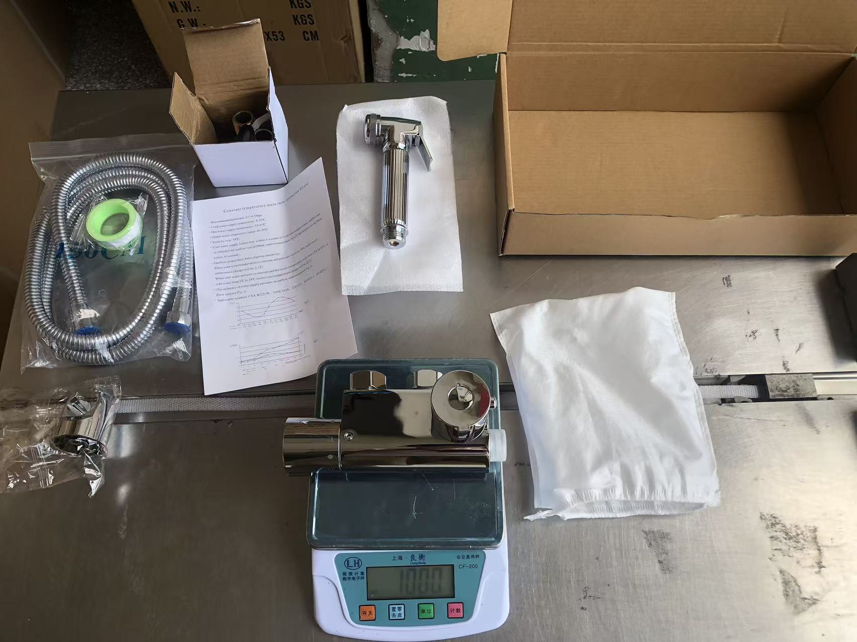 Novo Exposed Bidet Mixing Doutche Set