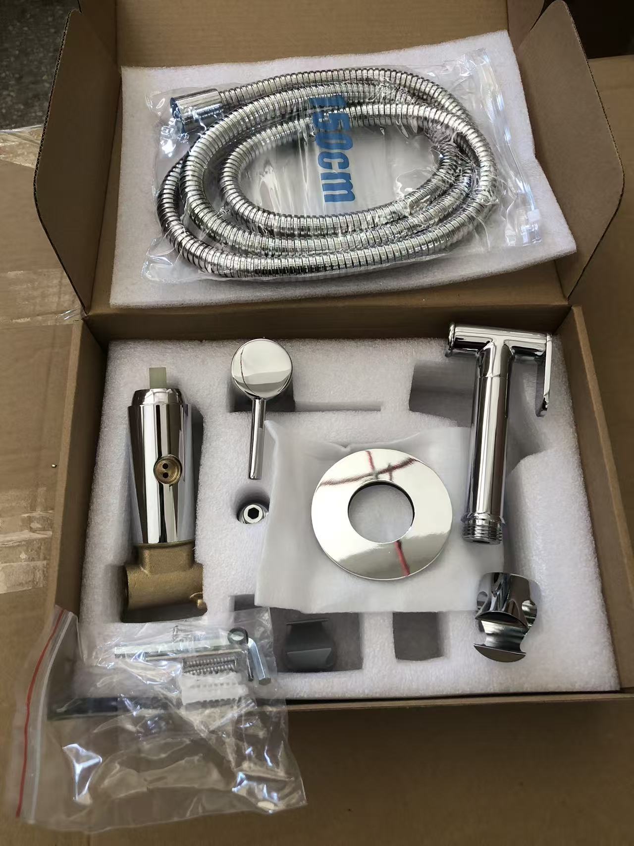 Novo Concealed Bidet Mixing Doutche Set