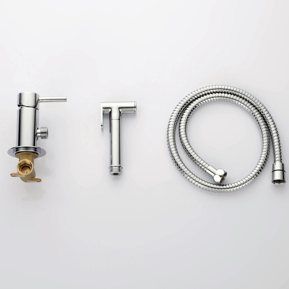 Novo Concealed Bidet Mixing Doutche Set