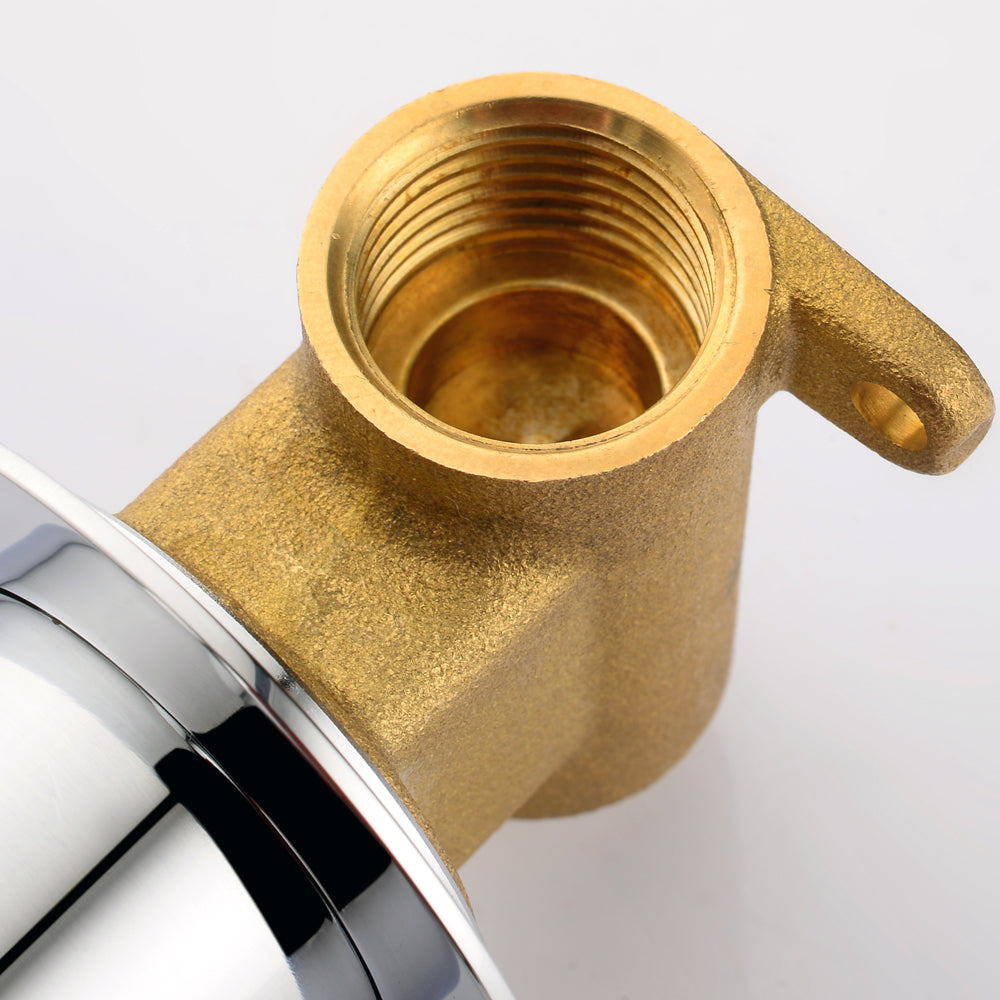 Novo Concealed Bidet Mixing Doutche Set Brushed Brass