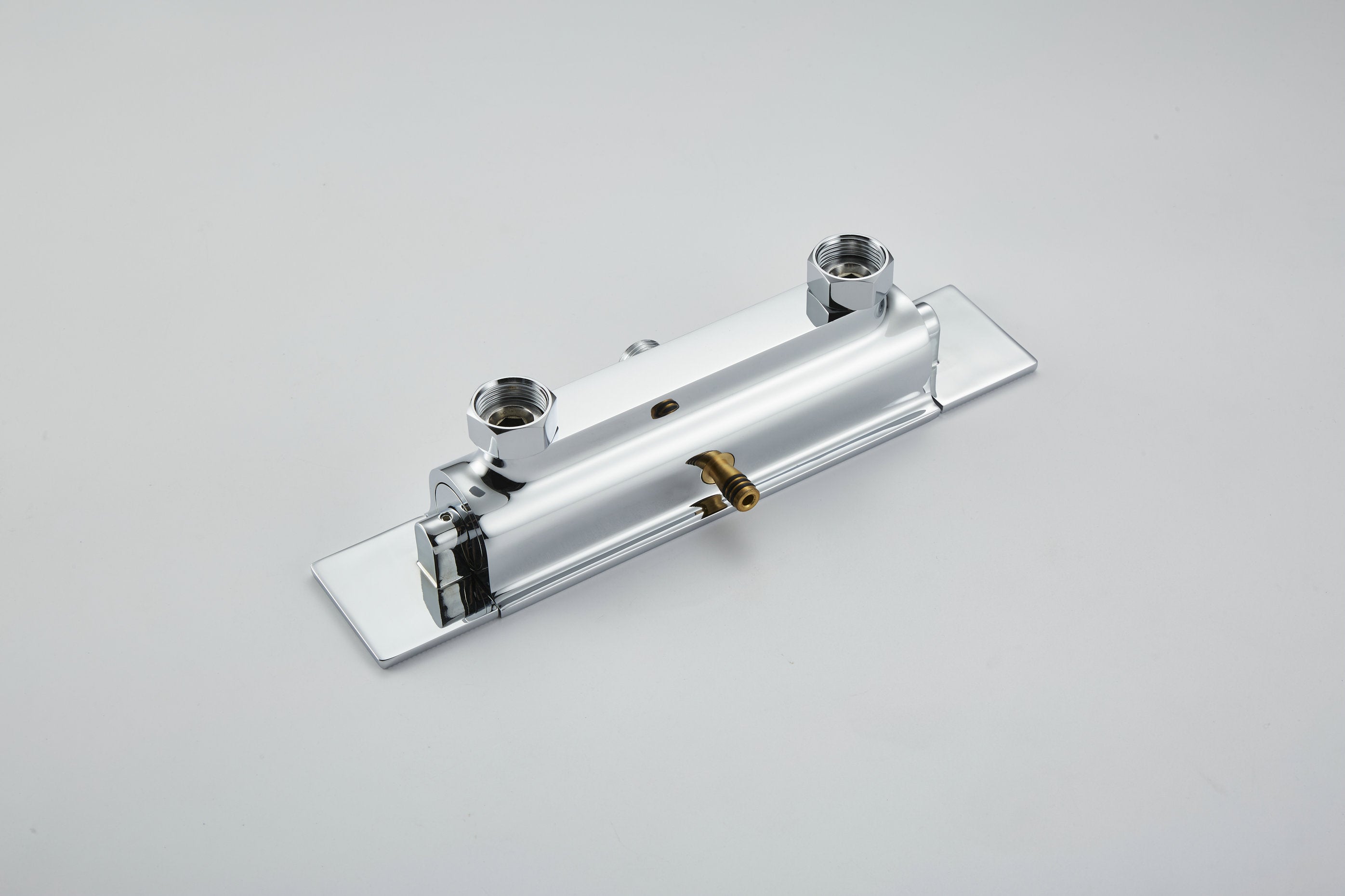 Novo Edge Chrome Modern Mixer Shower System 3-Function Solid Brass