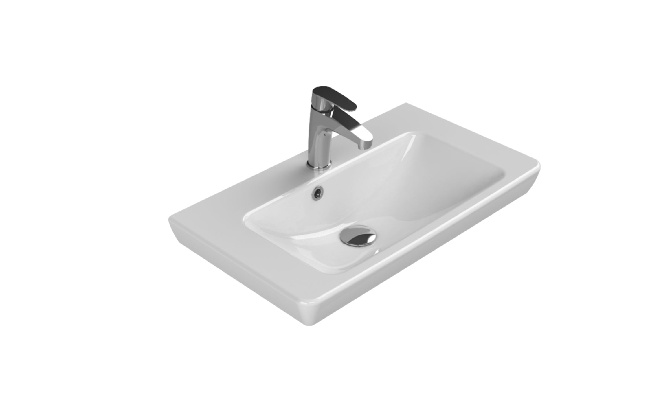 Novo Porto 650mm Cashmere Metallic 2-Door Floorstanding Vanity unit with Nano Glazed Ceramic Basin