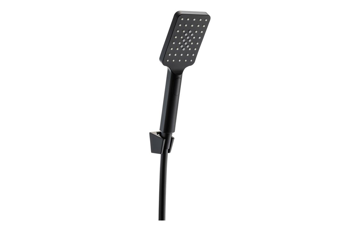 Abode Aquip Deck Mounted Bath Shower Mixer - Matt Black