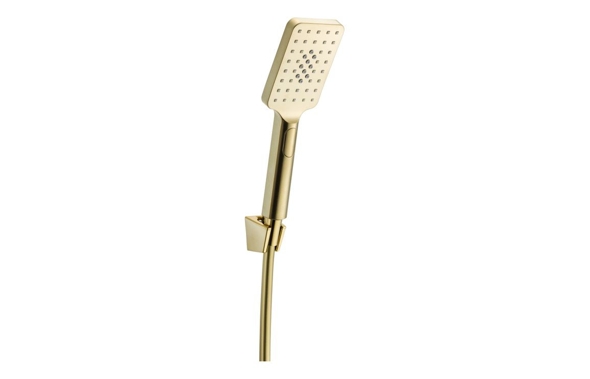 Abode Aquip Deck Mounted Bath Shower Mixer - Brushed Brass