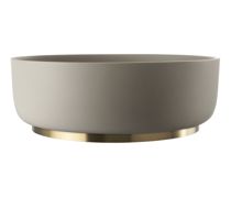 Abode Cava 375mm Round Basin - Pebble Grey