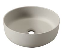 Abode Cava 375mm Round Basin - Pebble Grey