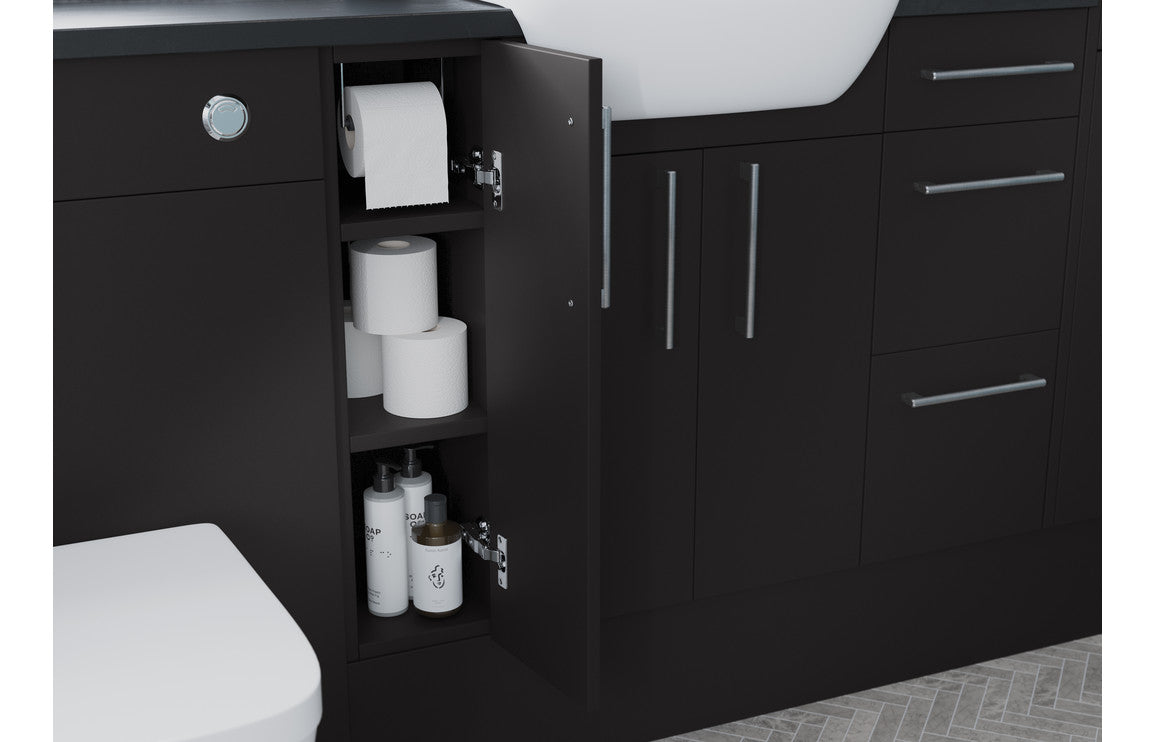 Alba 2400x150mm Plinth - Matt Graphite Grey