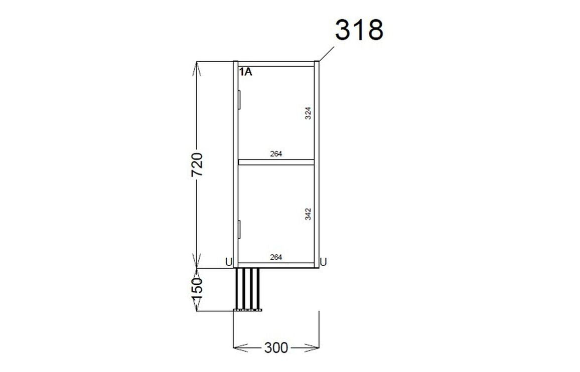 Alba 1542mm Basin, WC & 3 Drawer Unit Pack - Matt Graphite Grey