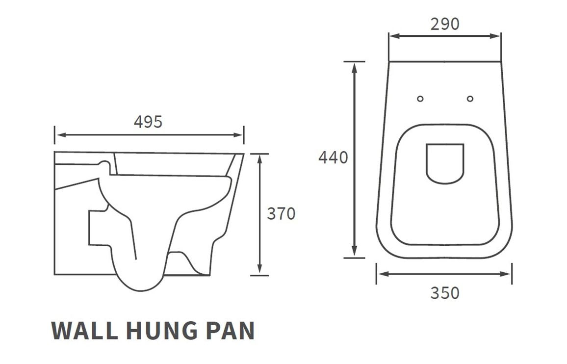 Amyris Wall Hung WC & Soft Close Seat