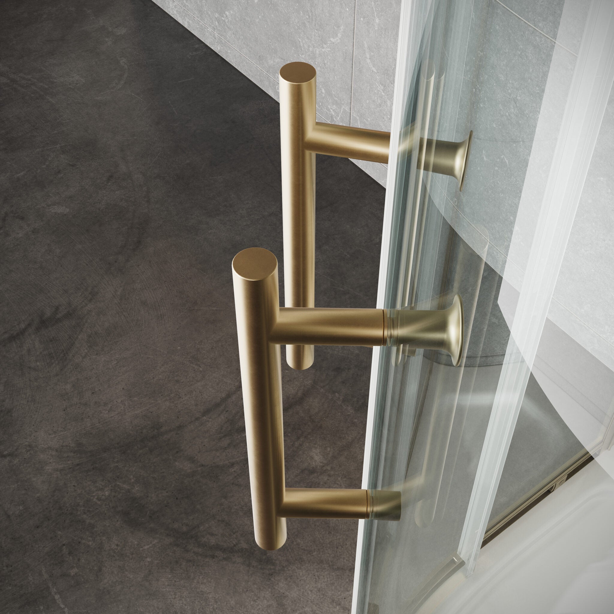 Double door quadrant
