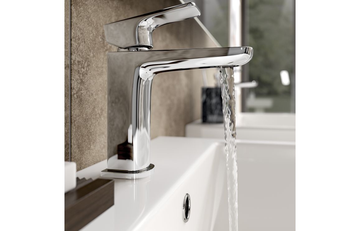 Berio Basin Mixer & Waste - Chrome