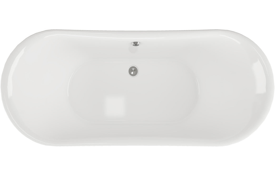 Fareham Freestanding 1760x710x775mm 0TH Bath w/Feet