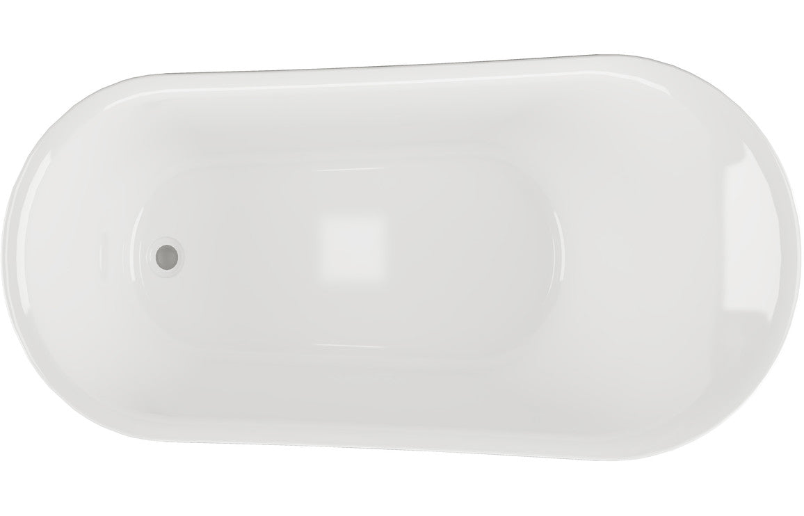 Tiverton Freestanding 1620x700x770mm 0TH Bath w/Feet