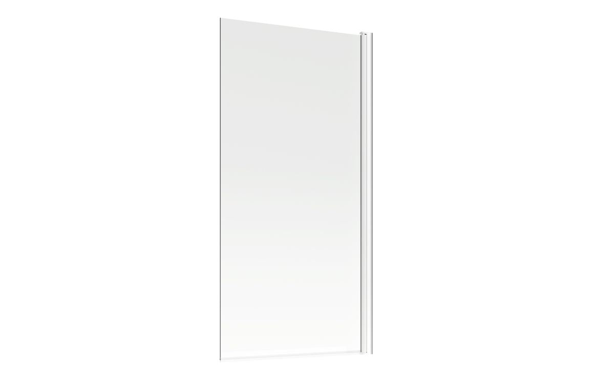 1400mm Square Bath Screen - Chrome