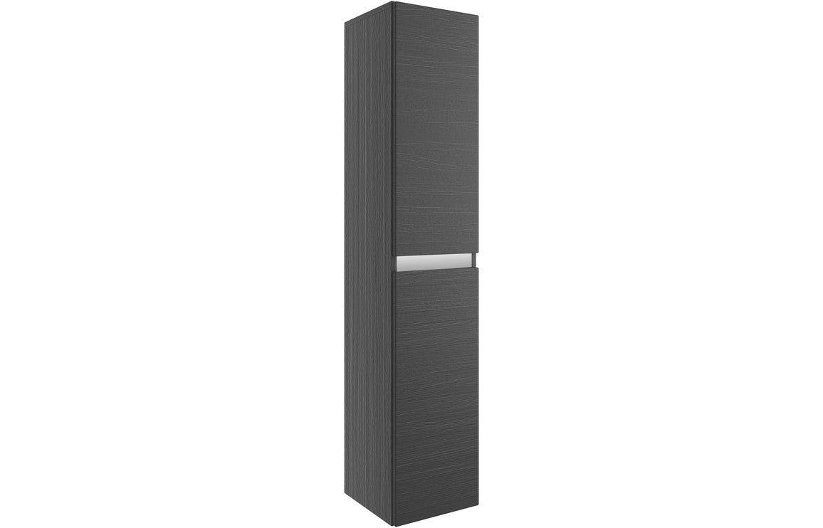 Carya 300mm 2 Door Wall Hung Tall Unit - Graphitewood