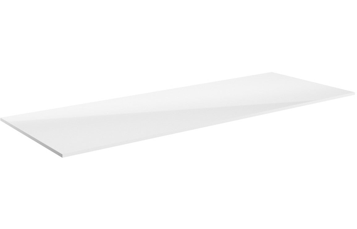 Carya Laminate Worktop - White Gloss