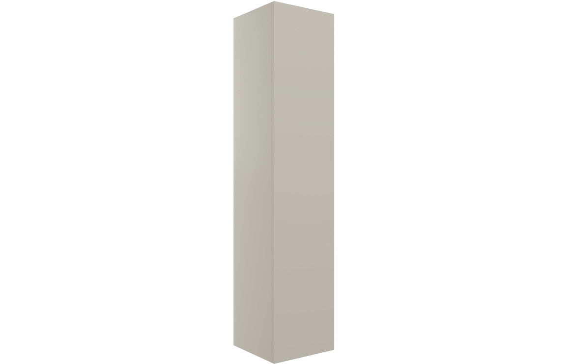 NEST350mm Wall Hung 1 Door Tall Unit - Matt Latte