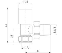 Patterned Anthracite Radiator Valves