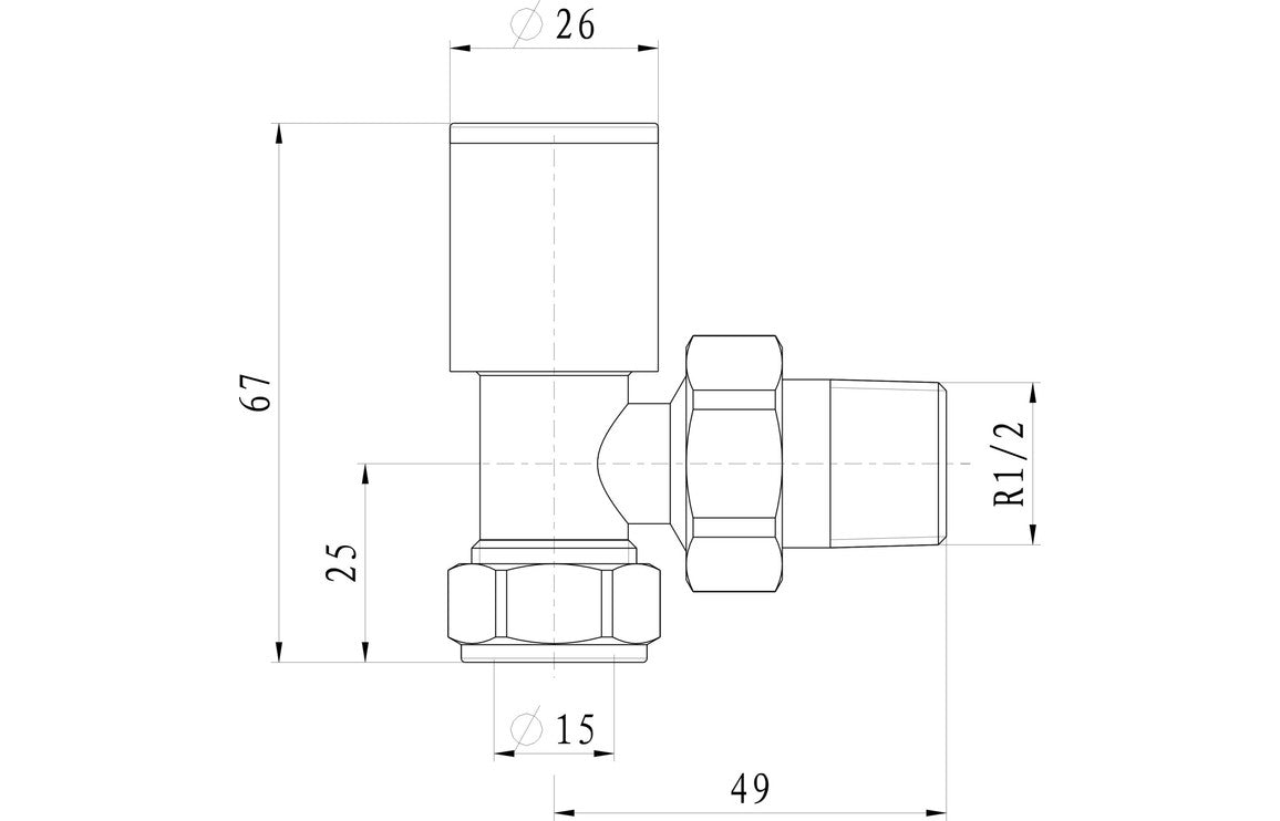 Patterned Chrome Radiator Valves
