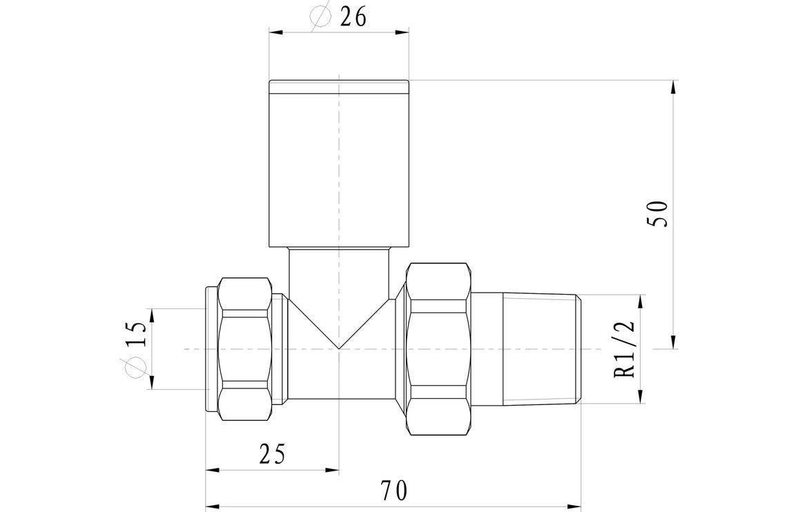 Patterned Chrome Radiator Valves