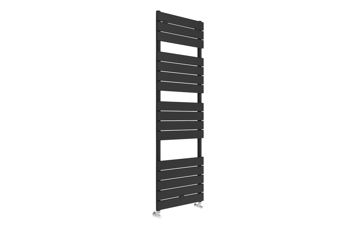 Trench Square Ladder Radiator - Black