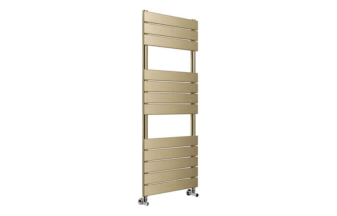 Trend Square Ladder Radiator - Brushed Brass