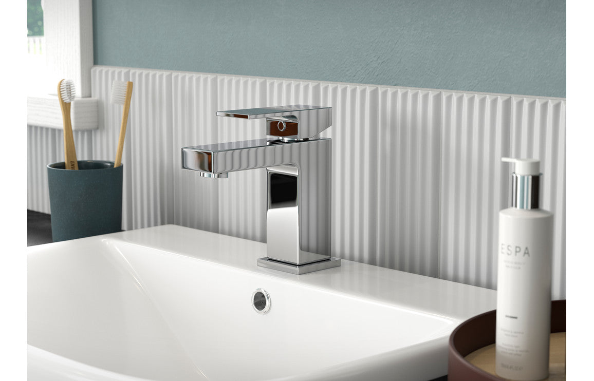 Ponza Basin Mixer & Waste - Chrome