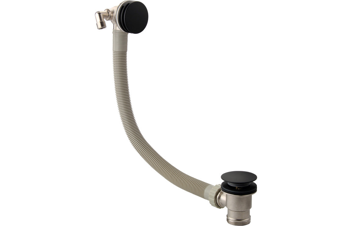 Bath Filler Waste - Matt Black