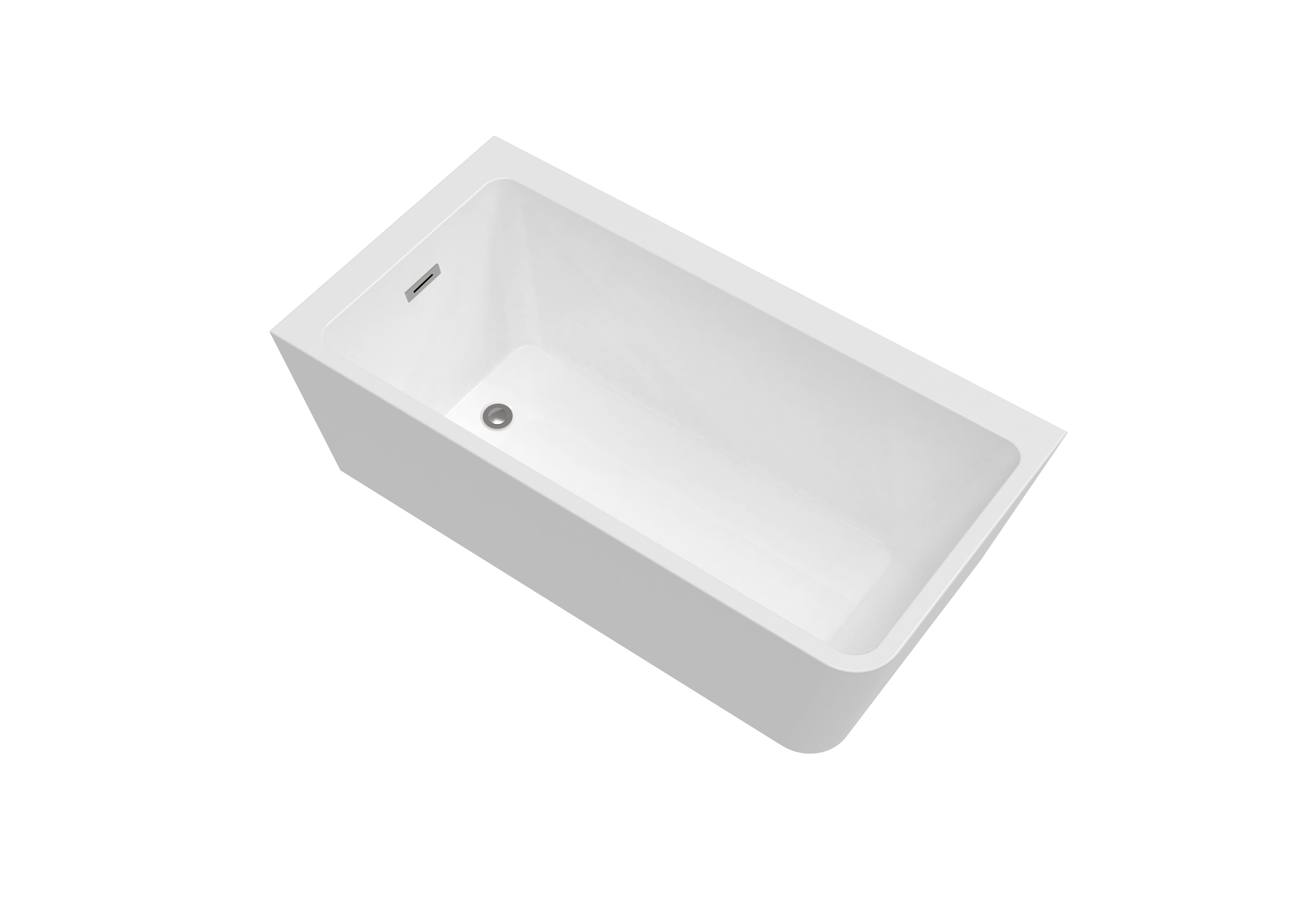 Novo Profile Corner freestanding Designer Bath Left Hand