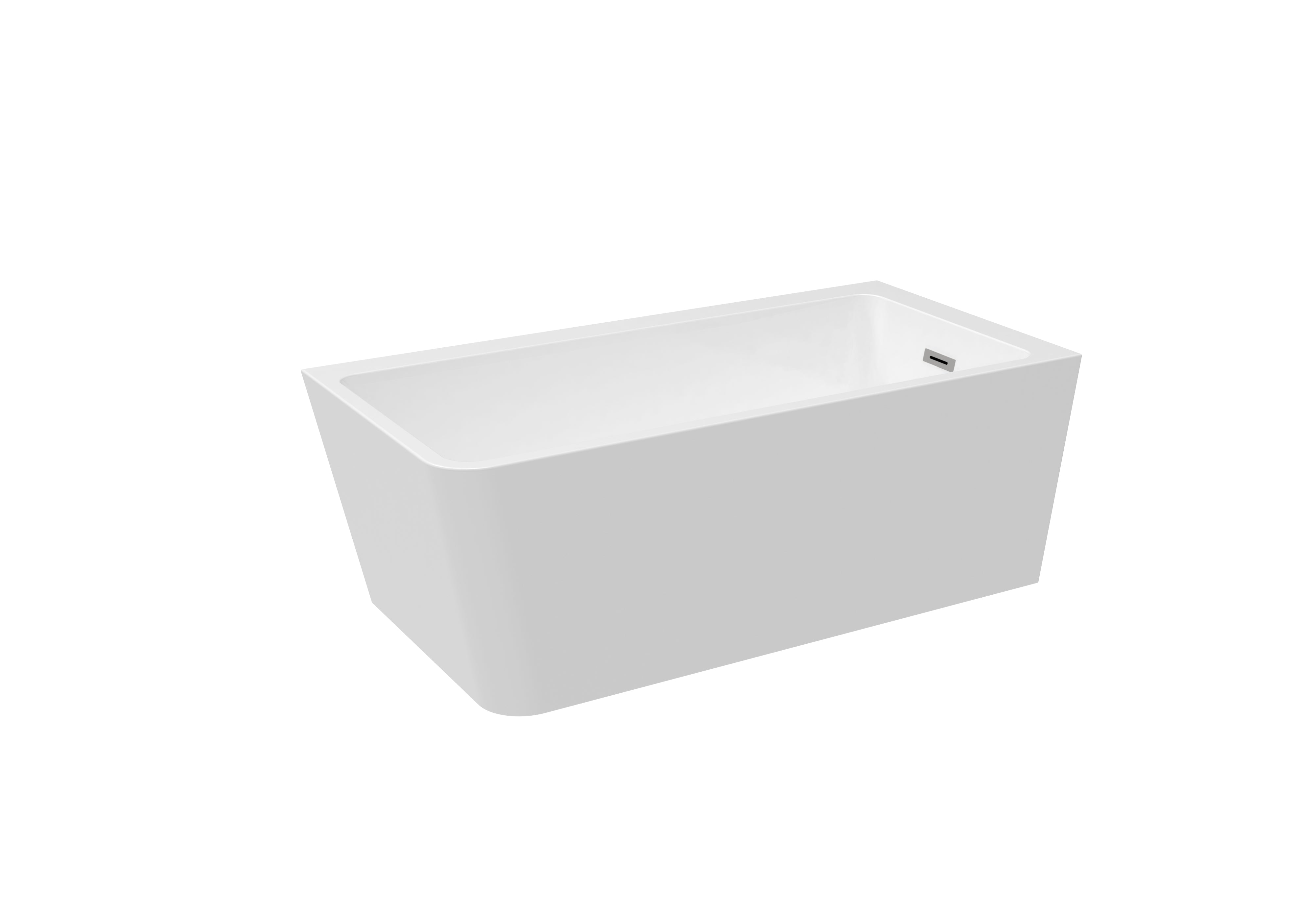 Novo Profile Corner freestanding Designer Bath Right Hand