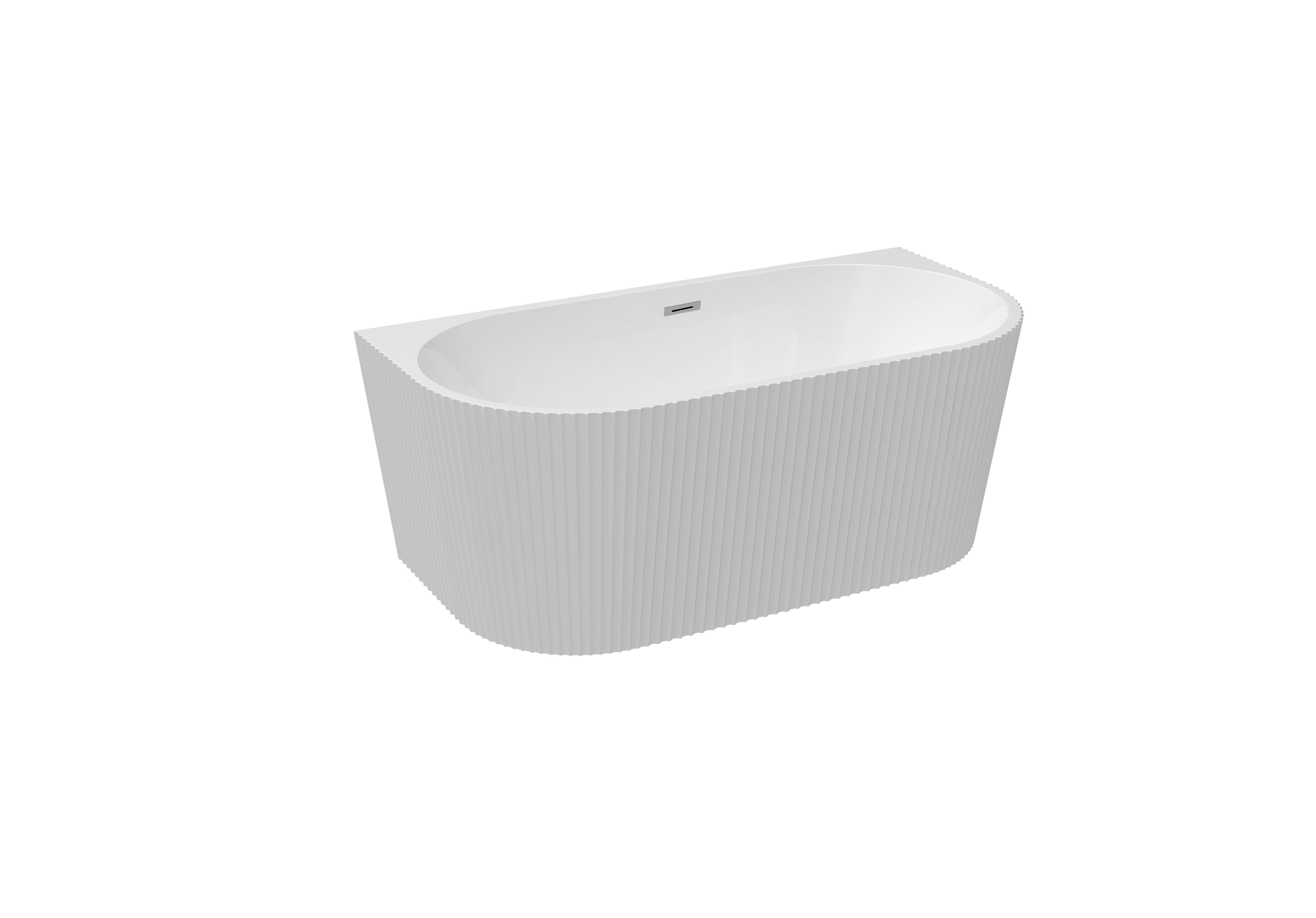 Novo Linear Back to Wall Freestanding Designer Bath