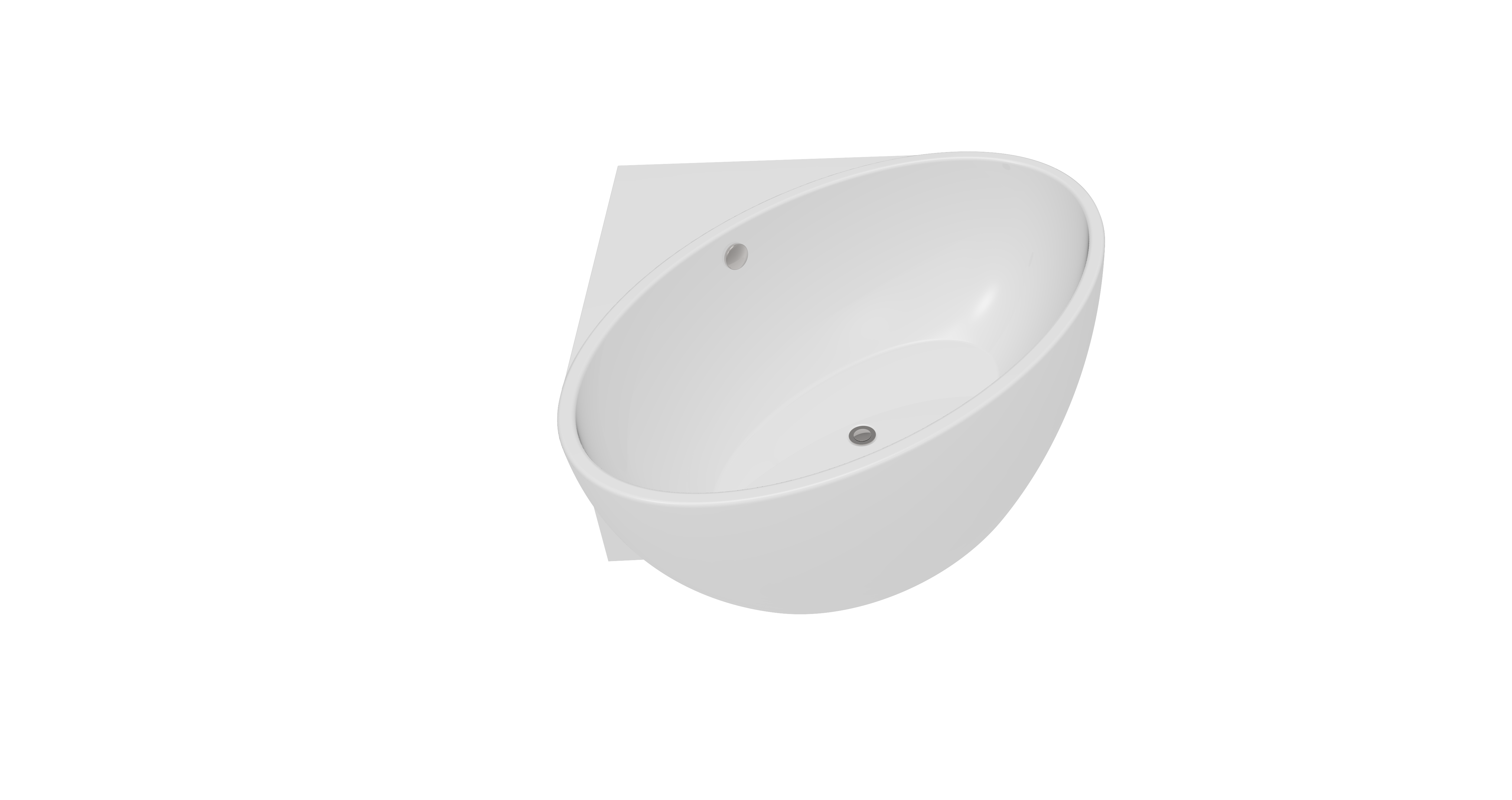 Novo DOV Corner freestanding Designer Bath