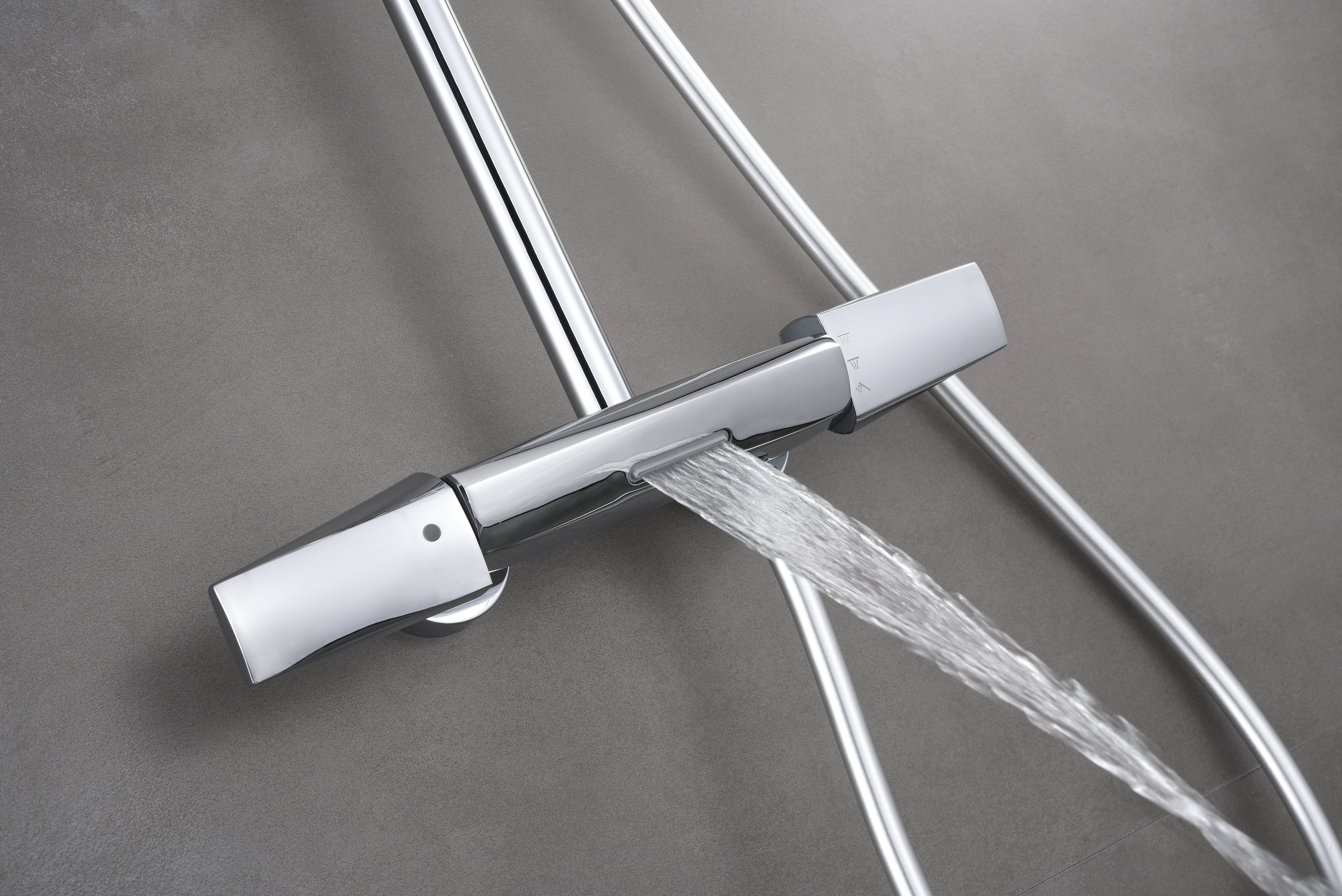 Novo Multi Chrome Modern Mixer Shower System 3-Function Solid Brass