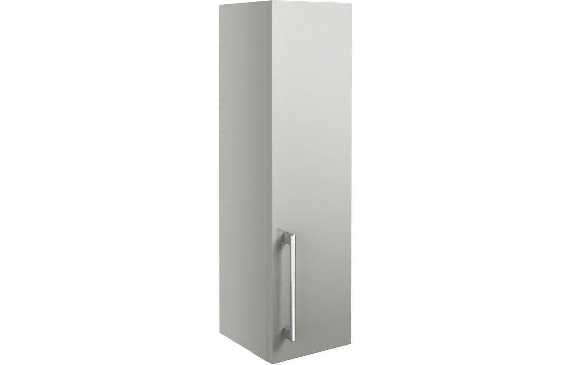 Alba Wall Unit - Light Grey Gloss