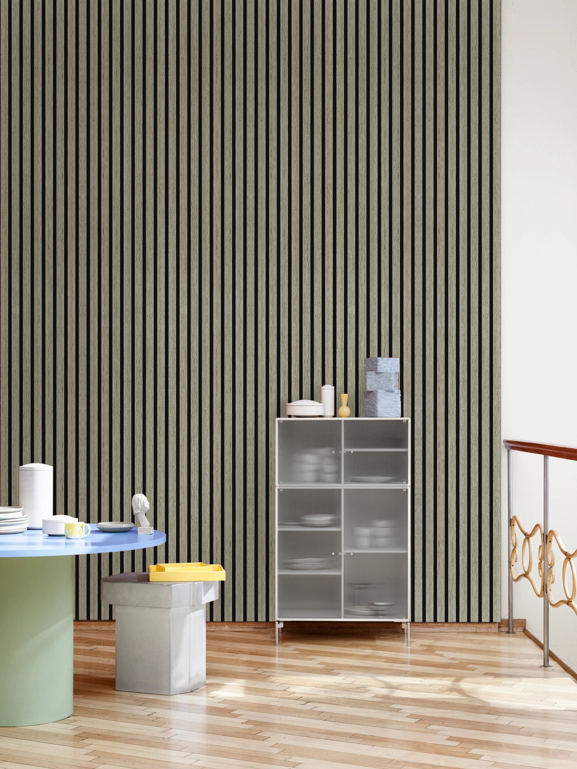 Novo Grey Oak Alu Acoustic Wall Panel 600x2700