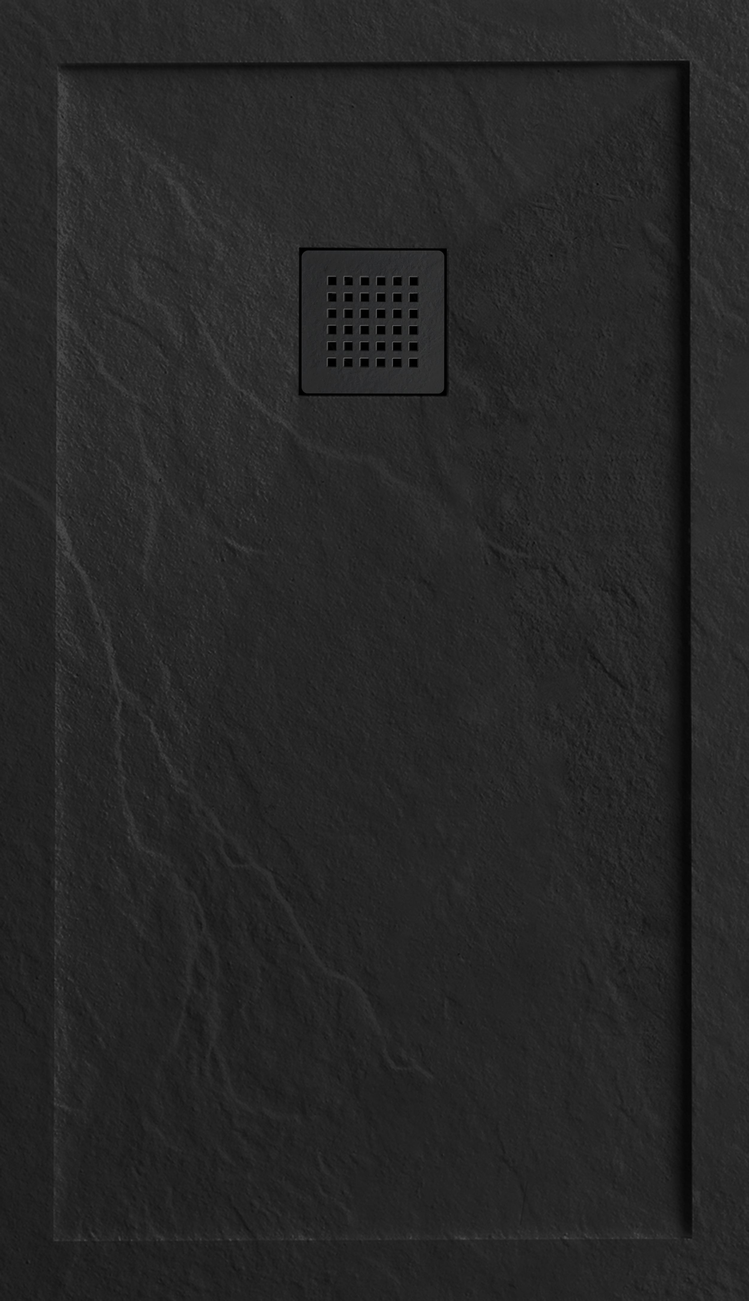 Novo I Series Solid Slate Stone 30mm Shower Tray with Waste System