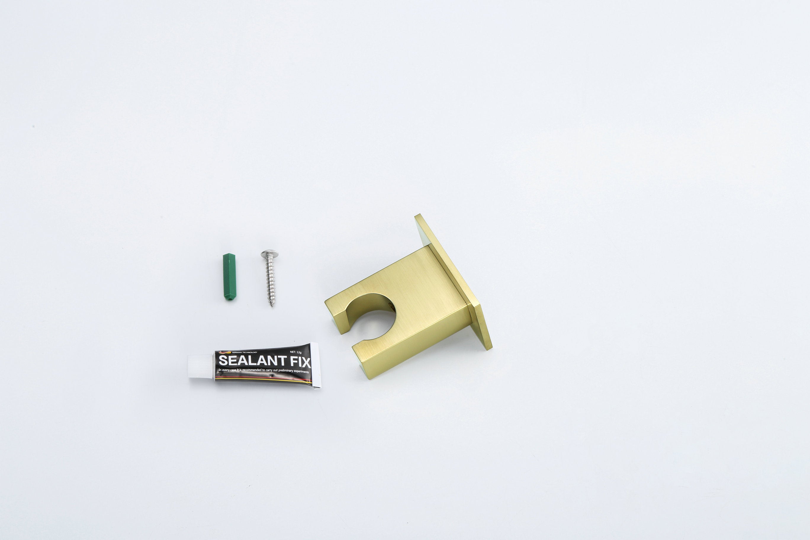 Novo Single Feed Bidet Spray Mixer Brushed Brass