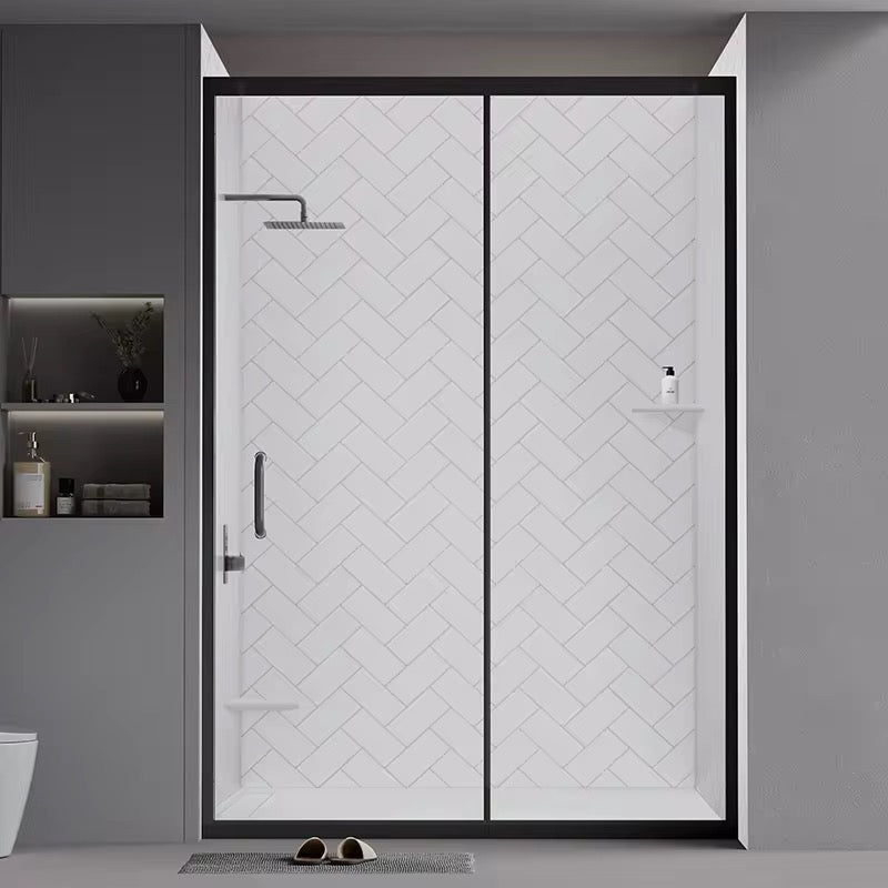 Shower Wall Panel 1200 White Metro Tile