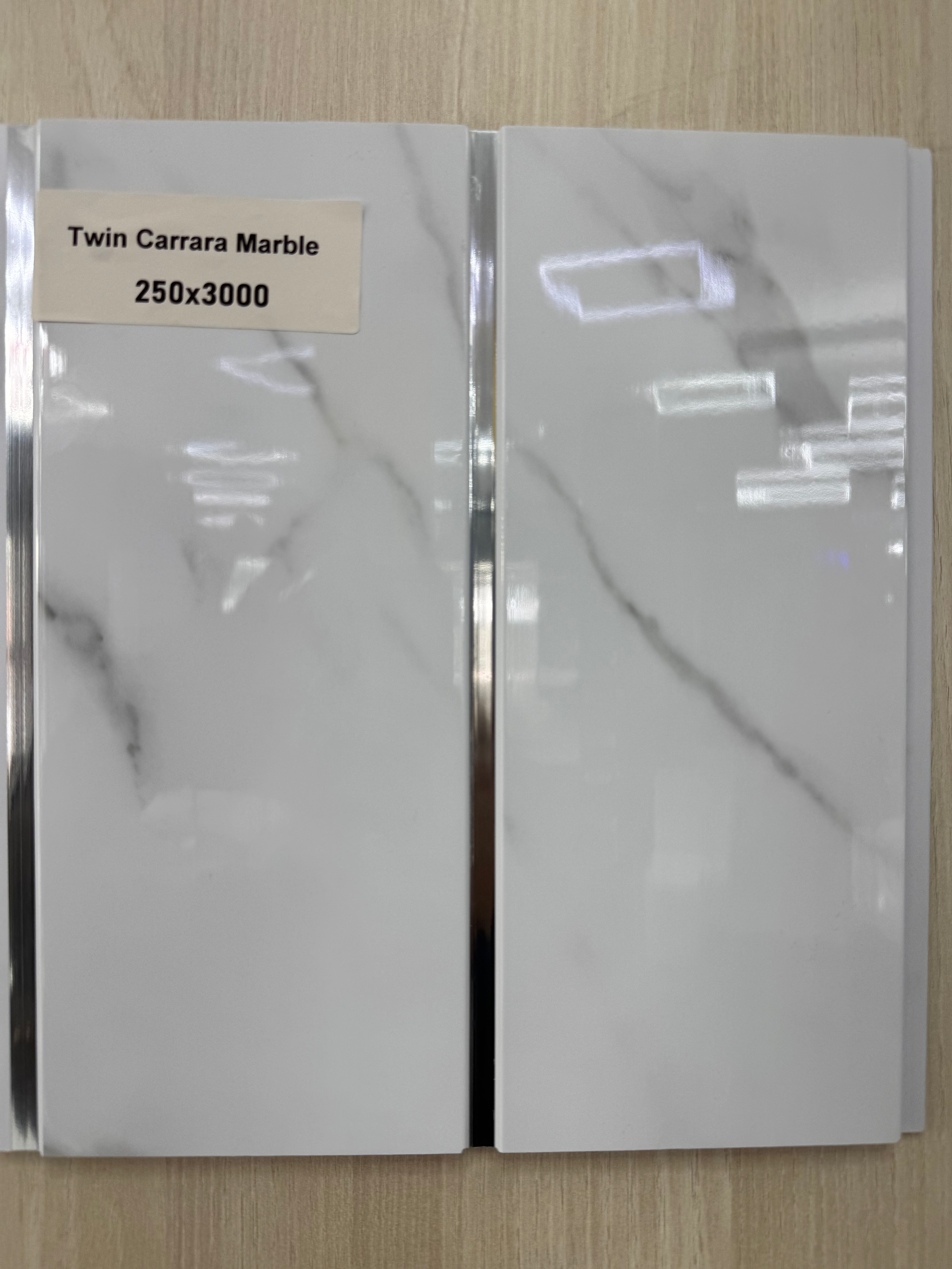 Novo Ceiling Panel Twin Carrara Marble